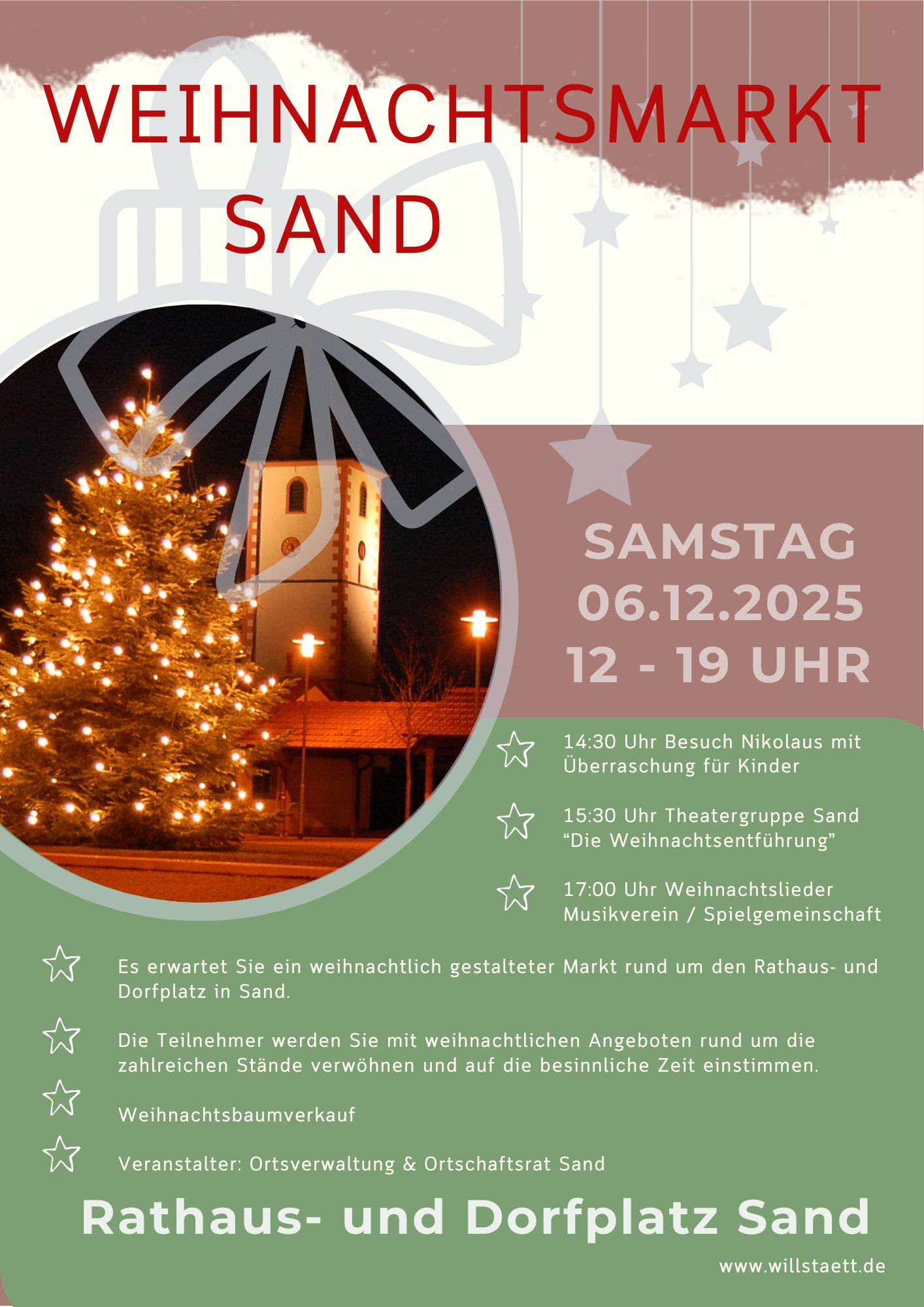 PlakatWeihnachtsmarktSand2025